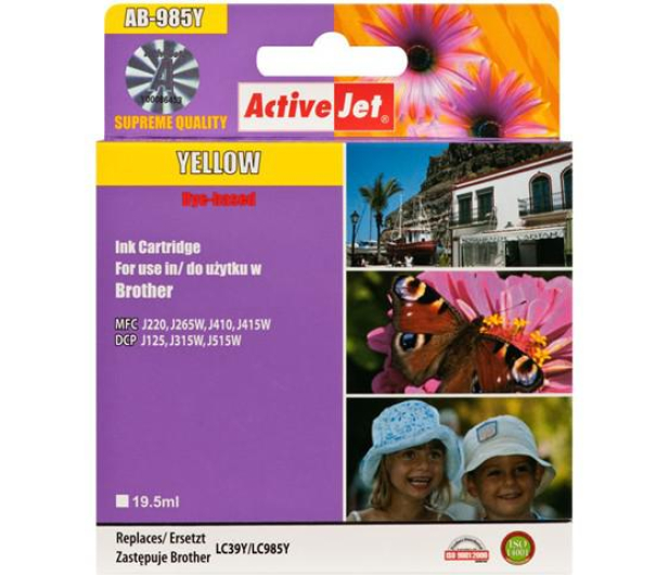 ActiveJet Tusz do Brother AB-985YN (AB-985Y) - 1394022 - zdjęcie